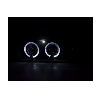 Faros Delanteros Set Angel Eyes Volvo 850  92-97 Negro Fk Automotive