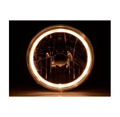 Faros Delanteros Angel Eyes Set  Vw Golf 1 Modelo 17  74-83 Cromado Fk Automotive