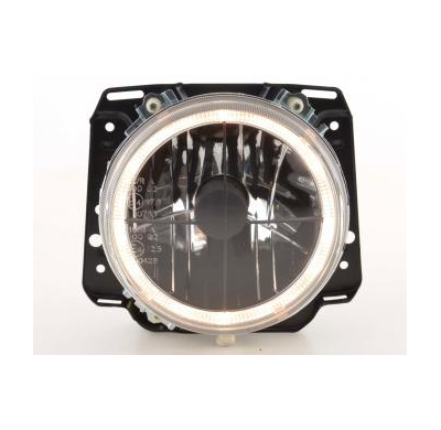 Faros Delanteros Angel Eyes Set  Vw Golf 2 Modelo 19 Bj 84-91 Negro Fk Automotive