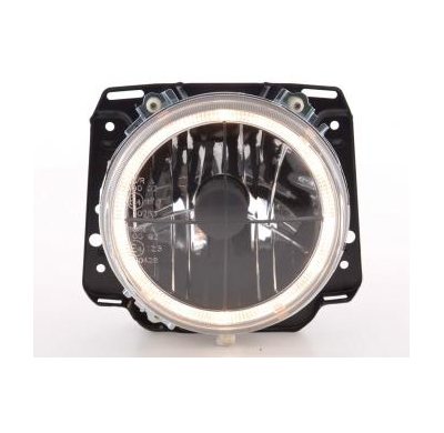 Faros Delanteros Angel Eyes Set  Vw Golf 2 Modelo 19 Bj 84-91 Negro Fk Automotive