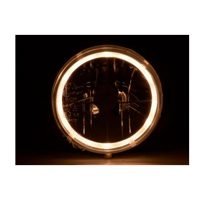 Faros Delanteros Angel Eyes Set  Vw Golf 2 Modelo 19 Bj 84-91 Negro Fk Automotive