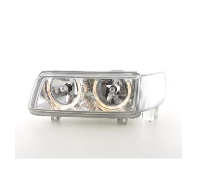Faros Delanteros Angel Eyes Set  Vw Passat Modelo 35i  93-96 Cromado Fk Automotive