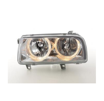 Faros Delanteros Angel Eyes Set  Vw Vento Modelo 1hxo,1h  92-98 Cromado Fk Automotive