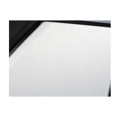 Lamina Adhesiva, Plata Cepillado, 1 Rolle = 0,50m X 2m