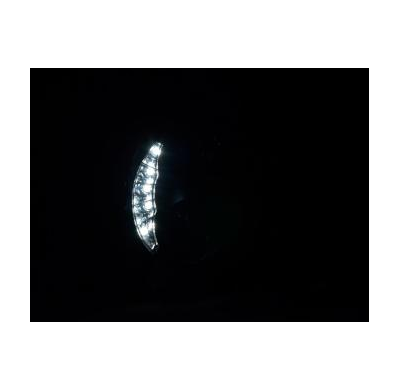 Faros Delanteros Luz Diurna Set Alfa Romeo Mito  08-, Negro Fk Automotive