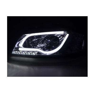 Faros Luz Diurna Set Con R87 Audi A3 Typ 8p/8pa Bj. 03-08 Cromado Fk Automotive
