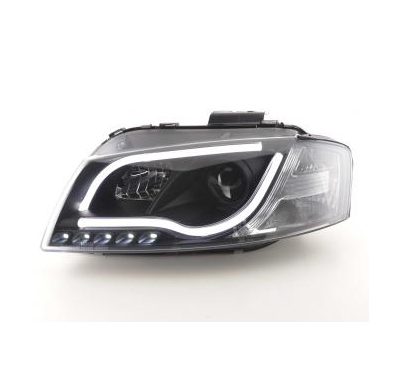 Faros Luz Diurna Set Con R87 Audi A3 Typ 8p/8pa Bj. 03-08 Negro Fk Automotive