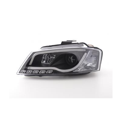 Faros Luz Diurna Con R87 Audi A3 8p Bj. 08-12 Negro Fk Automotive
