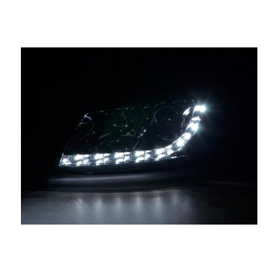 Faros Delanteros Luz Diurna Set Luz Diurna Audi A3 Modelo 8p  03-08 Cromado Fk Automotive