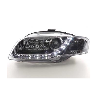 Faros Delanteros Luz Diurna Set Audi A4 Modelo 8e  05-07 Cromado Fk Automotive