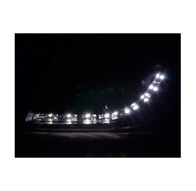 Faros Delanteros Luz Diurna Set Audi A4 Modelo 8e  05-07 Negro Fk Automotive
