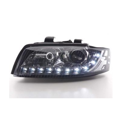 Faros Delanteros Luz Diurna Set Audi A4 Modelo 8e  01-04 Negro Fk Automotive