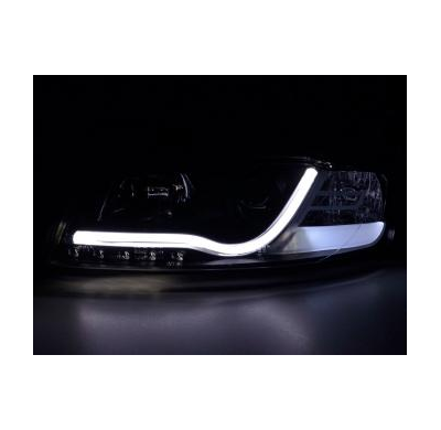 Faros Luz Diurna Set Audi A4 Typ 8e Bj. 01-04 Negro Fk Automotive