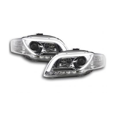 Faros Luz Diurna Set Audi A4 Typ 8e Bj. 05-07 Cromado Fk Automotive