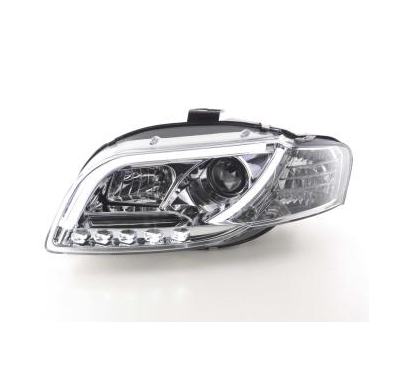 Faros Luz Diurna Set Con R87 Audi A4 Typ 8e Bj. 05-07 Cromado Fk Automotive