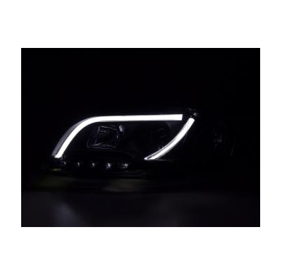 Faros Luz Diurna Audi A4 Typ 8e Bj. 04-08 Negro Fk Automotive