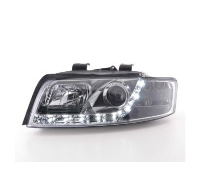 Faros Delanteros Luz Diurna Set Luz Diurna Audi A4 Modelo 8e  01-04 Cromado Fk Automotive