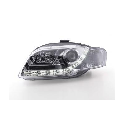 Faros Delanteros Luz Diurna Set Luz Diurna Audi A4 Modelo 8e  04-08 Cromado Fk Automotive