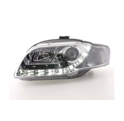 Faros Delanteros Luz Diurna Set Luz Diurna Audi A4 Modelo 8e  04-08 Cromado Fk Automotive