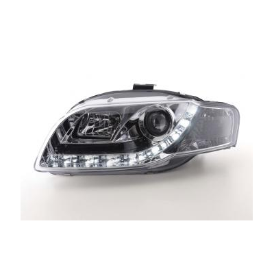 Faros Delanteros Luz Diurna Set Luz Diurna Audi A4 Modelo 8e  04-08 Cromado Fk Automotive