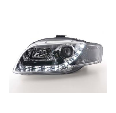Faros Delanteros Luz Diurna Set Luz Diurna Audi A4 Modelo 8e  04-08 Cromado Fk Automotive