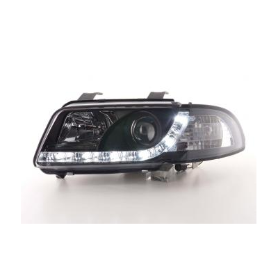 Faros Delanteros Luz Diurna Set Luz Diurna Audi A4 B5 8d  94-99 Negro Fk Automotive