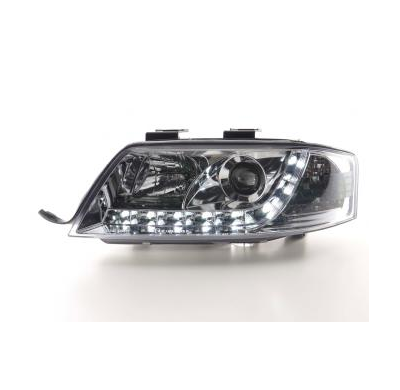 Faros Delanteros Luz Diurna Set Luz Diurna Audi A6 4b  97-00 Cromado Fk Automotive