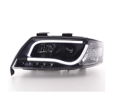 Faros Luz Diurna Set Audi A6 Typ 4b Bj. 97-01 Negro Fk Automotive