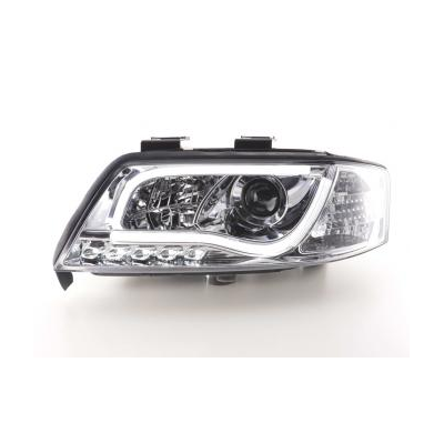 Faros Luz Diurna Set Con R87 Audi A6 Typ 4b Bj. 97-01 Cromado Fk Automotive