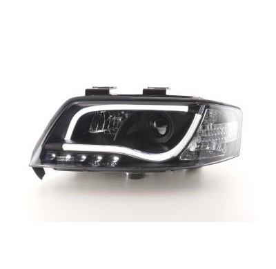 Faros Luz Diurna Set Con R87 Audi A6 Typ 4b Bj. 97-01 Negro Fk Automotive