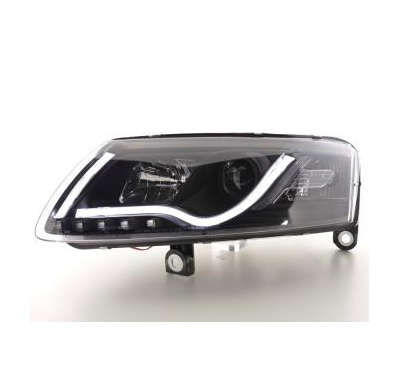 Faros Luz Diurna Set Audi A6 Typ 4f Bj. 04-08 Negro Fk Automotive