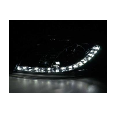 Faros Delanteros Luz Diurna Set Audi Tt Modelo 8n  99-05, Cromado Fk Automotive