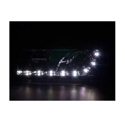 Faros Delanteros Luz Diurna Set Bmw Serie 3 Coupe Modelo E36  92-98 Cromado Fk Automotive