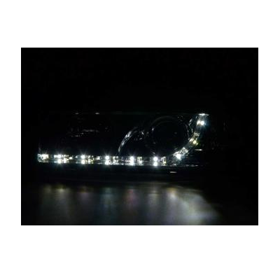 Faros Delanteros Luz Diurna Set Bmw Serie 3 Sedan Modelo E36  92-98 Cromado Fk Automotive