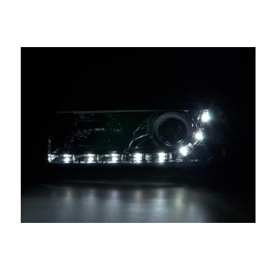 Faros Delanteros Luz Diurna Set Bmw Serie 3 E36 Coupe/Cabrio  92-98, Cromado Fk Automotive