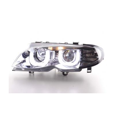 Faros Delanteros Luz Diurna Set Bmw Serie 3 E46 Sedan/Touring  02-05, Cromado Fk Automotive