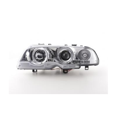 Faros Angel Eyes Bmw 3er E46 Coupe/Cabrio Bj. 98-02 Cromado Fk Automotive