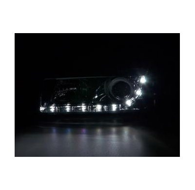 Faros Delanteros Luz Diurna Set Luz Diurna Bmw Serie 3 E36 Coupe Cromado Fk Automotive