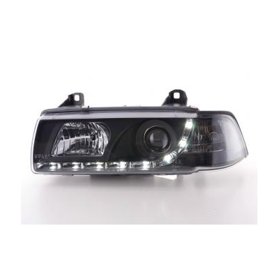 Faros Delanteros Luz Diurna Set Luz Diurna Bmw Serie 3 E36 Coupe Negro Fk Automotive