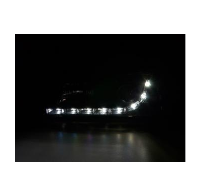 Faros Delanteros Luz Diurna Set Luz Diurna Bmw Serie 3 E36 Sedan Negro Fk Automotive