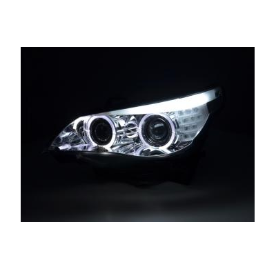 Faros Angel Eyes Bmw 5er E60/E61 Bj. 03-07 Cromado Fk Automotive