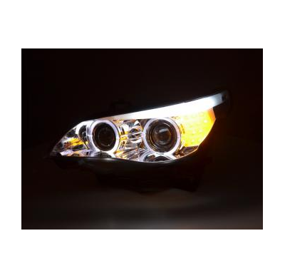 Faros Angel Eyes Bmw 5er E60/E61 Bj. 03-07 Cromado Fk Automotive