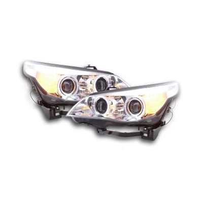 Faros Angel Eyes Bmw 5er E60/E61 Bj. 03-07 Cromado Fk Automotive