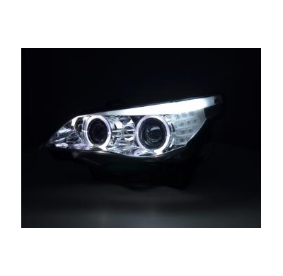 Faros Angel Eyes Bmw 5er E60/E61 Bj. 03-07 Cromado Fk Automotive