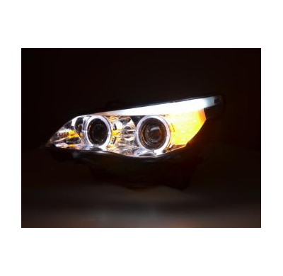 Faros Angel Eyes Bmw 5er E60/E61 Bj. 03-07 Cromado Fk Automotive