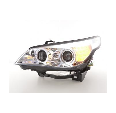 Faros Angel Eyes Led Xenon Bmw 5er E60/E61 Bj. 05-08 Cromado Fk Automotive