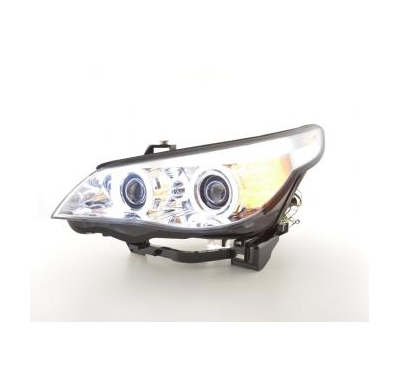 Faros Angel Eyes Ccfl Xenon Bmw 5er E60/E61 Bj. 05-08 Cromado Fk Automotive