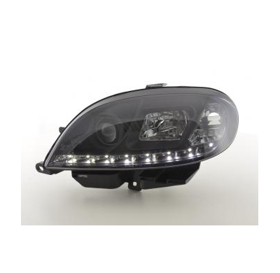 Faros Delanteros Luz Diurna Set Citroen Saxo  00-02 Negro Fk Automotive