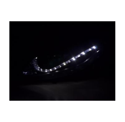 Faros Luz Diurna Fiat Bravo Typ 198 Bj. 07- Negro Fk Automotive