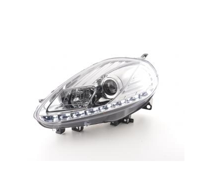 Faros Luz Diurna Con R87 Fiat Punto Evo Bj. 09-11 Cromado Fk Automotive